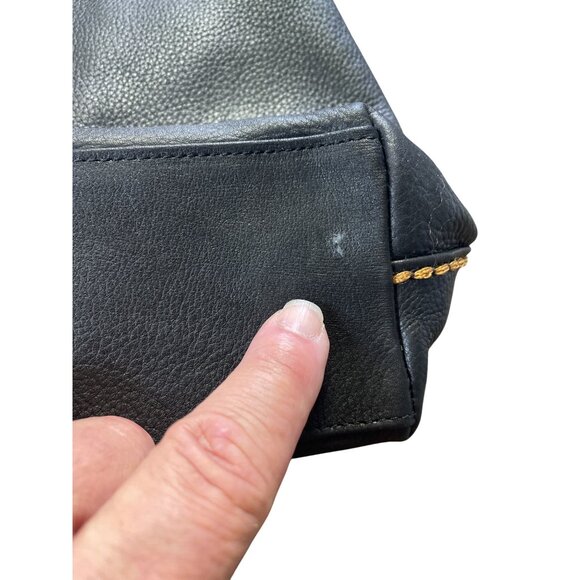 Plinio Visona Womens Brown Reversible Leather Shoulder Handbag SKU 8599 - Picture 11 of 16